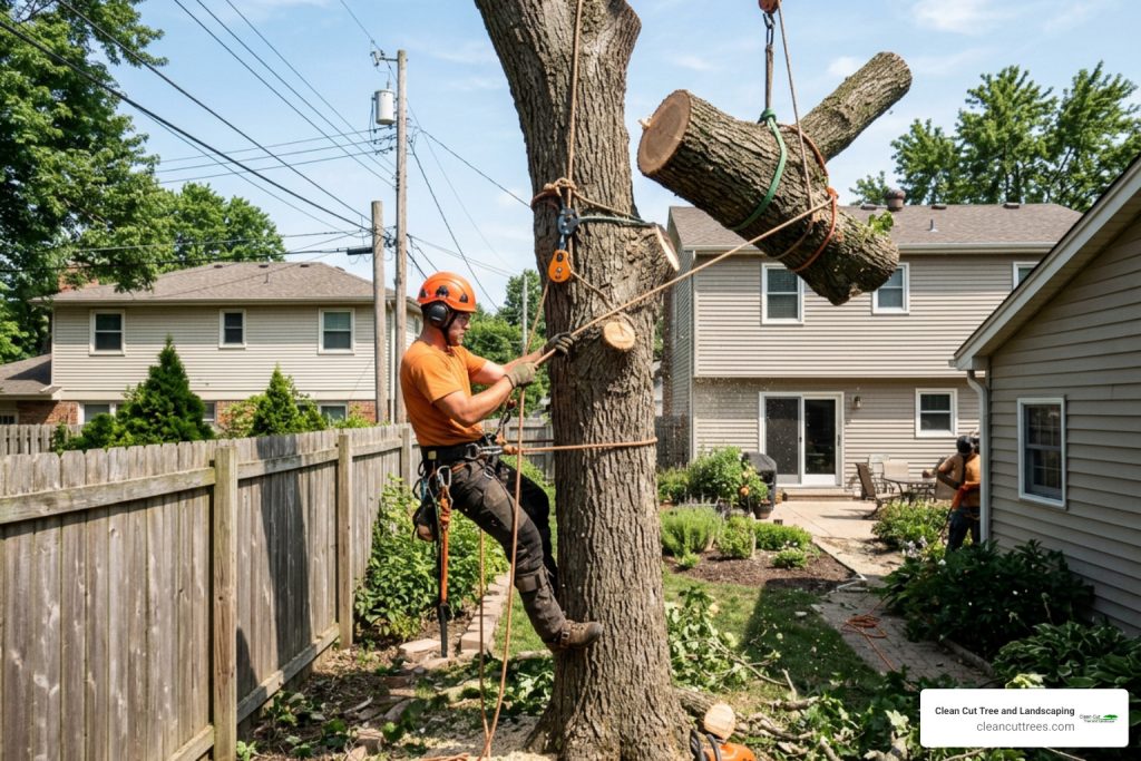 sectional tree removal